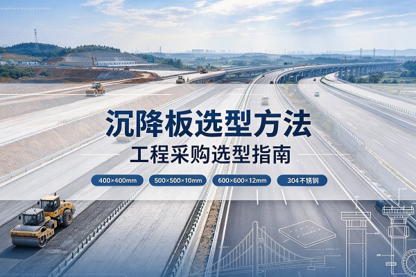 罗源沉降板选择方法
