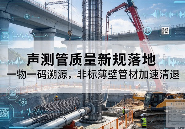 罗源声测管质量新规落地，一物一码溯源，非标薄壁管材加速清退