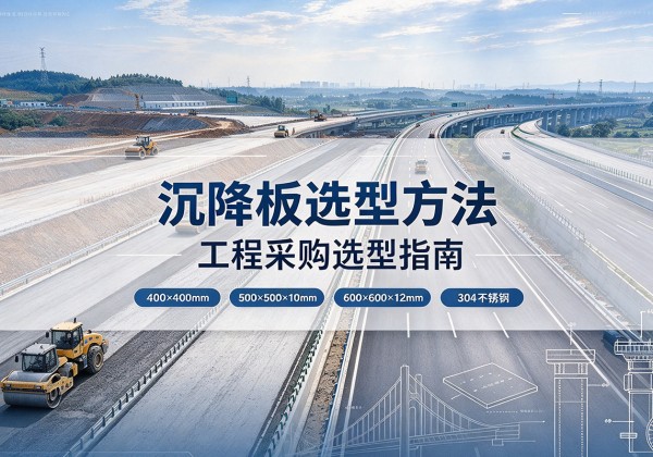 罗源沉降板选择方法